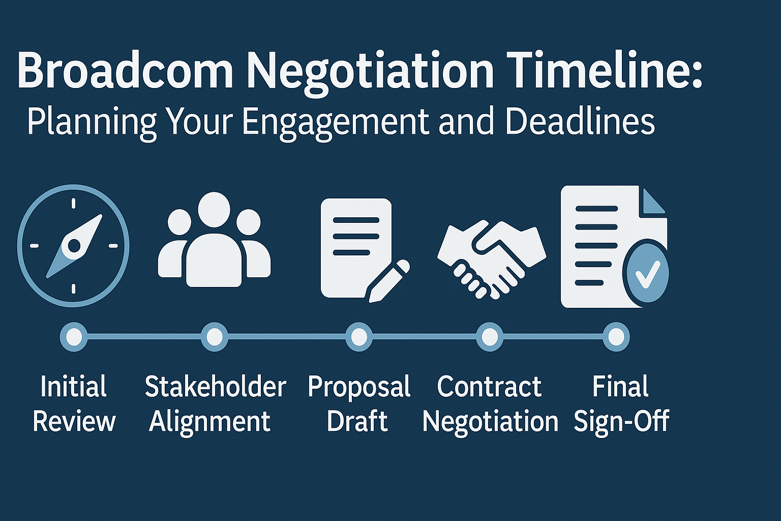 Broadcom Negotiation Timeline: Planning Your Engagement and Deadlines