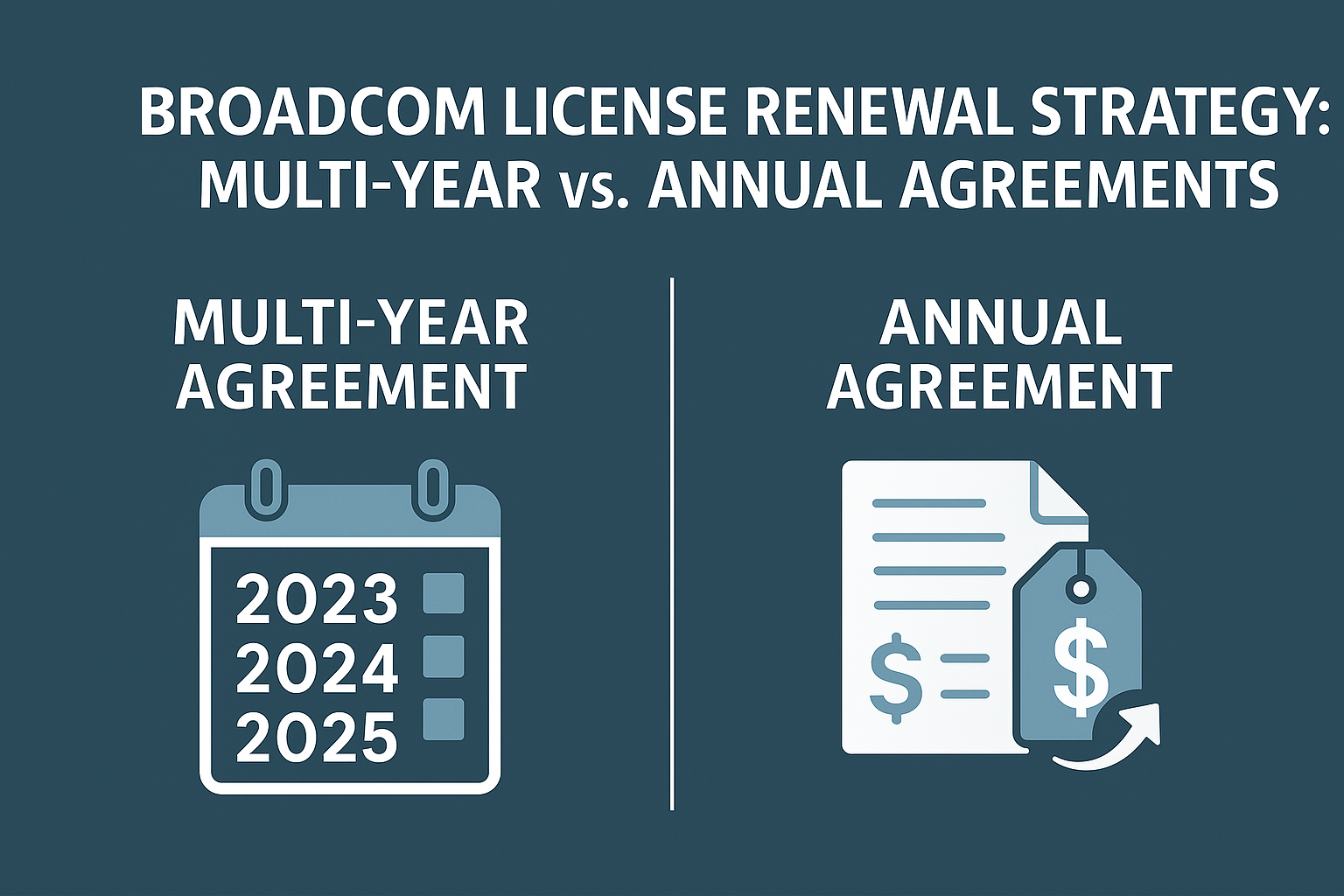 Broadcom License Renewal Strategy: Multi‑Year vs. Annual Agreements