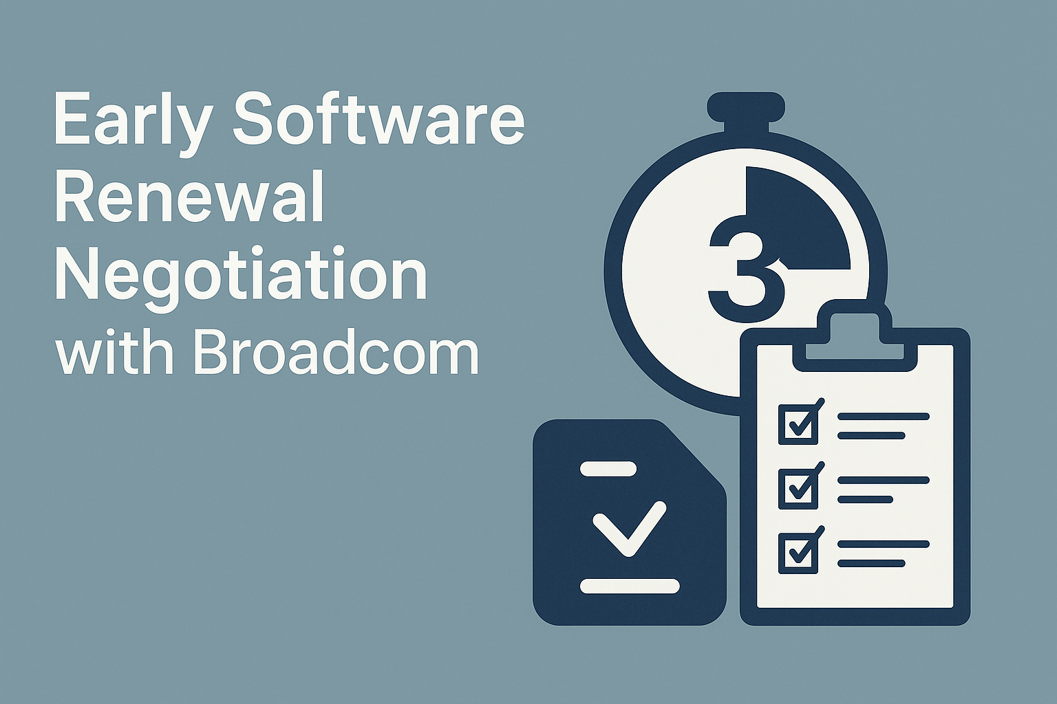 Early Software Renewal Negotiation with Broadcom