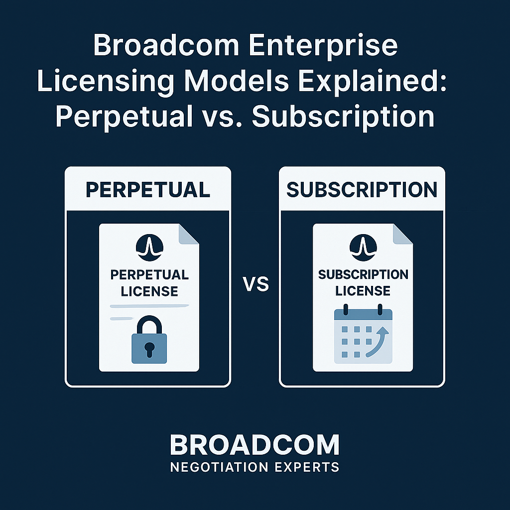 Broadcom Enterprise Licensing Models Explained: Perpetual vs. Subscription