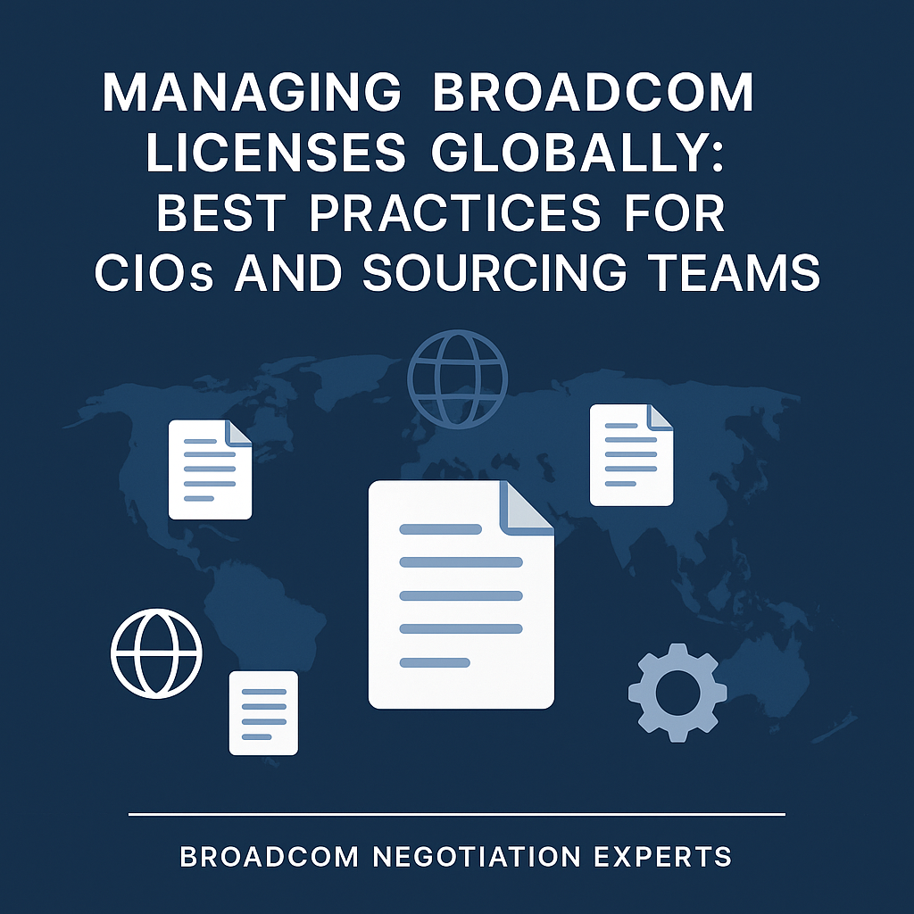 Managing Broadcom Licenses Globally: Best Practices for CIOs and Sourcing Teams - Broadcom Negotiation Experts Managing Broadcom Licenses Globally: Best Practices for CIOs and Sourcing Teams
