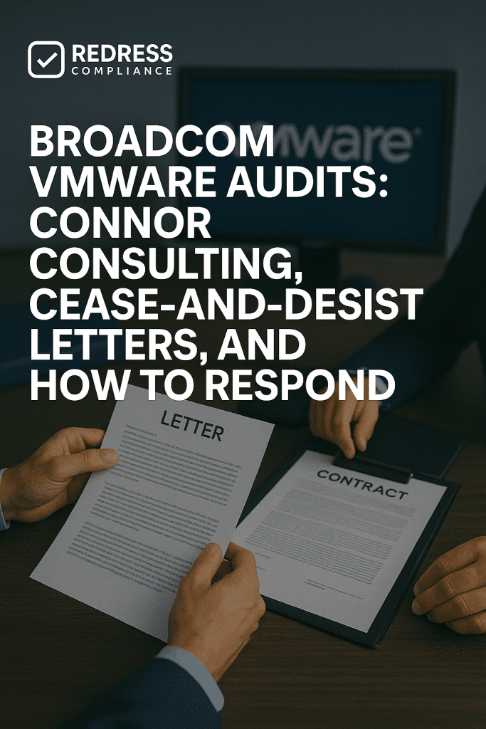 Broadcom VMware Audits Connor Consulting, Cease-and-Desist Letters, and How to Respond