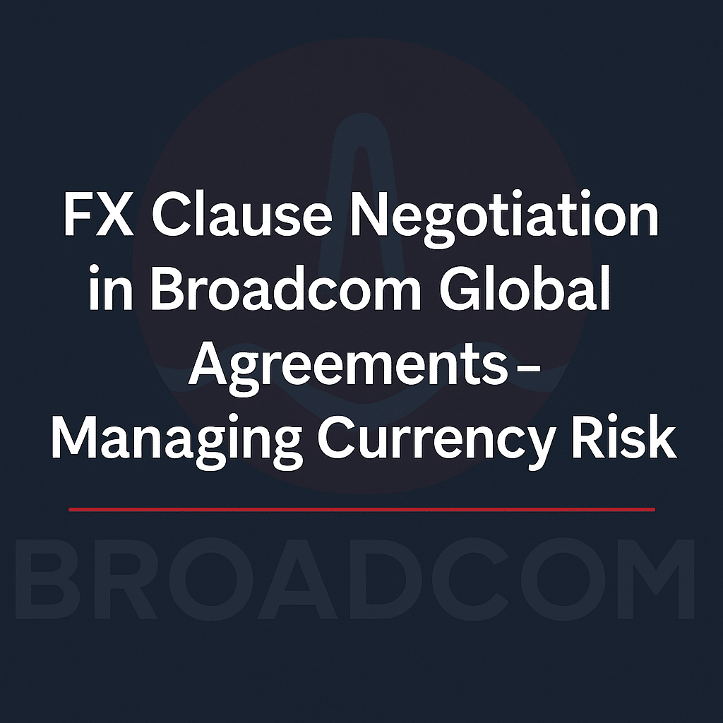 FX Clause Negotiation in Broadcom Global Agreements – Managing Currency Risk
