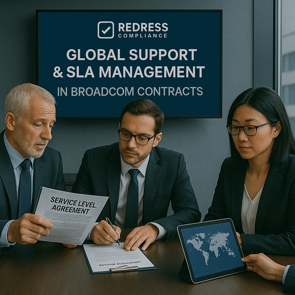 Global Support & SLA Management in Broadcom Contracts