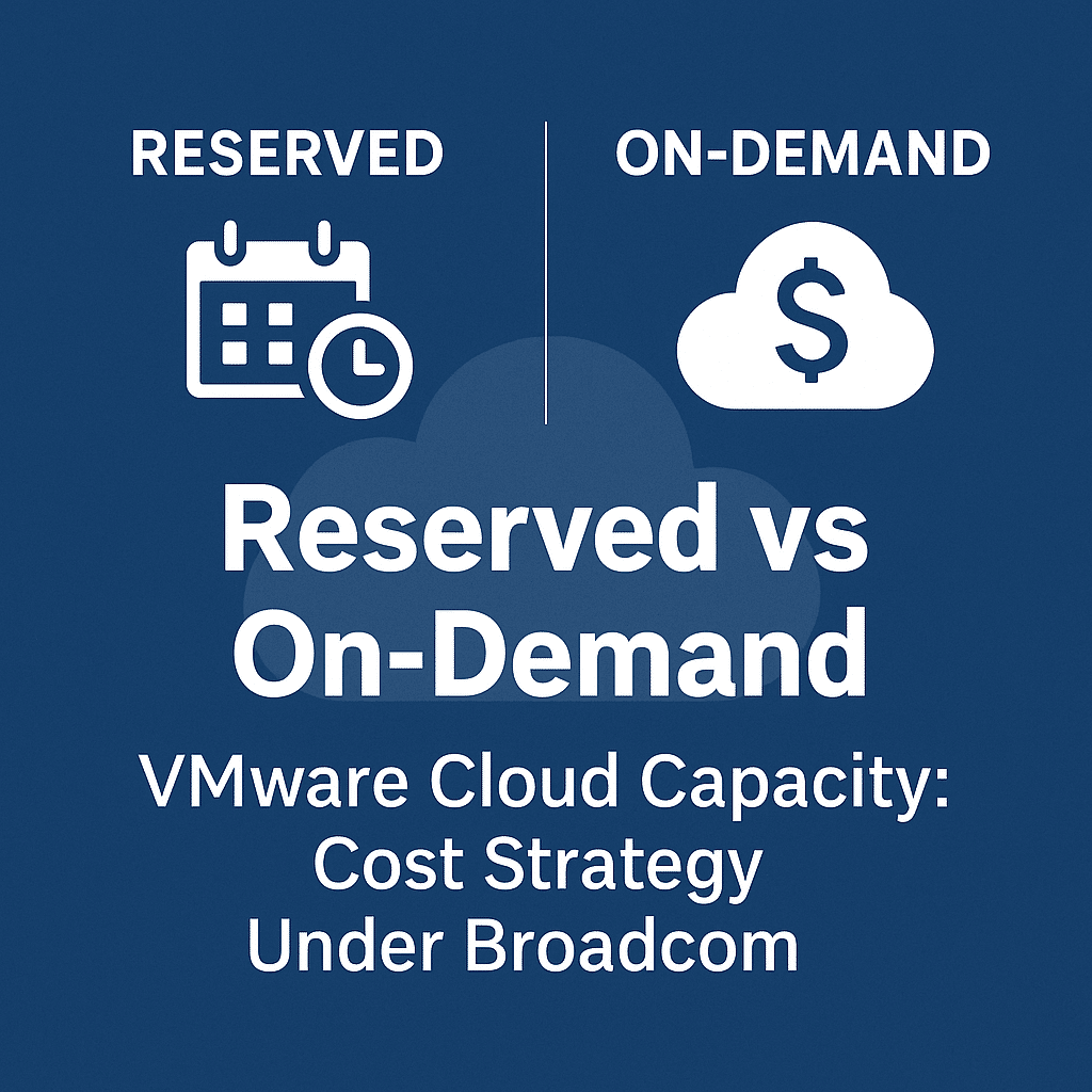 Reserved vs On-Demand VMware Cloud Capacity